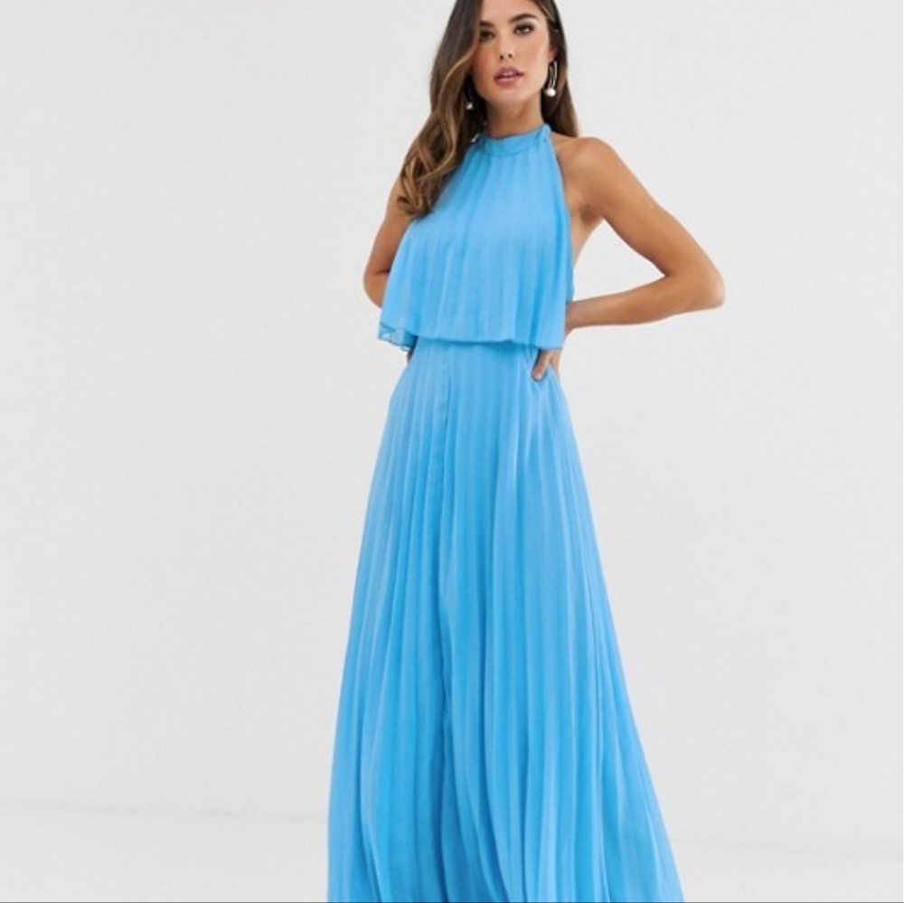 NWT Size 6 ASOS Blue Formal Dress